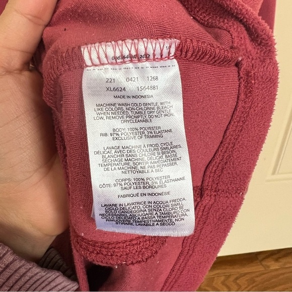 Columbia Dark Coral or Pink Half or Quarter Zip Fleece Sweater Size Small - Picture 5 of 10